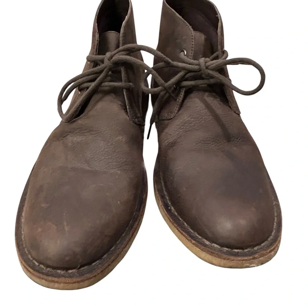 UGG‎ Men's Leighton Dark Brown Leather ENERG Chukka Boots 11